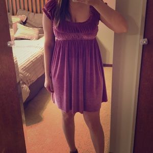 Free People pink velvet dress